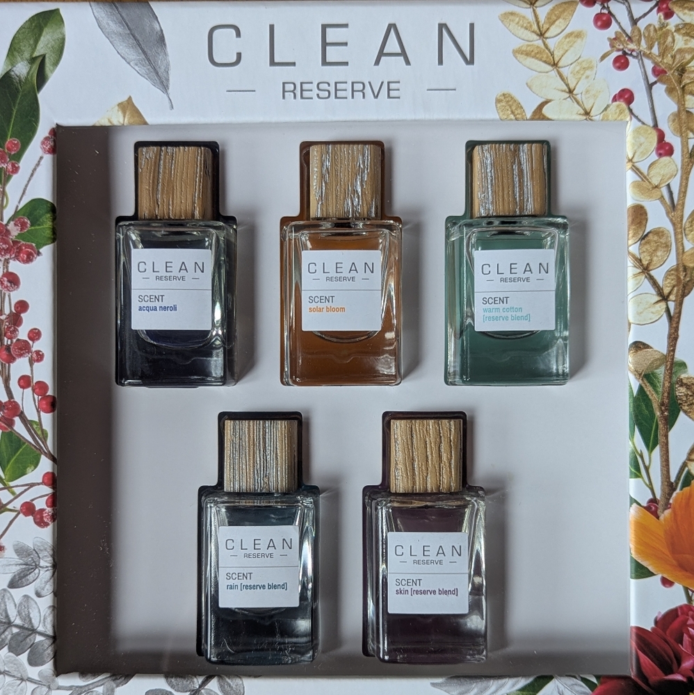 Clean Reserve Fragrance Set 5- 0.17 oz Bottles.